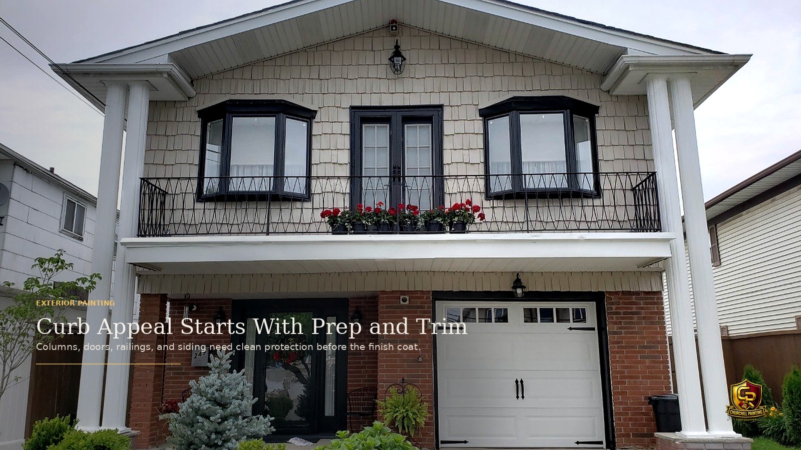 Front Exterior Trim and Facade Finish