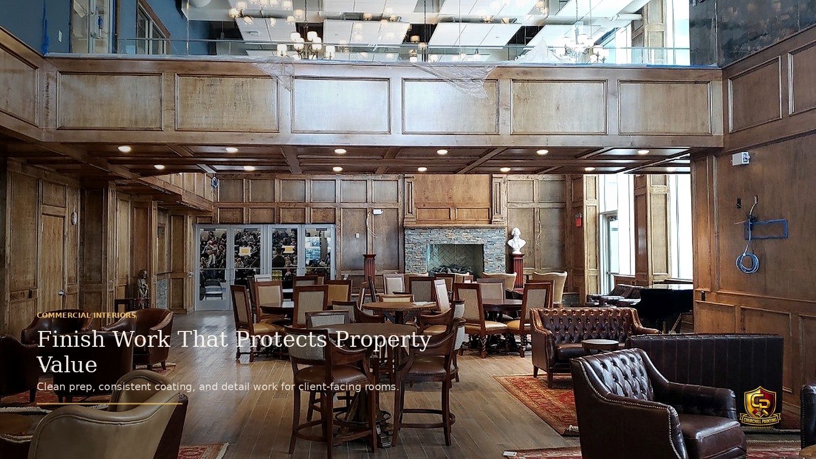 Wood Lounge Commercial Interior